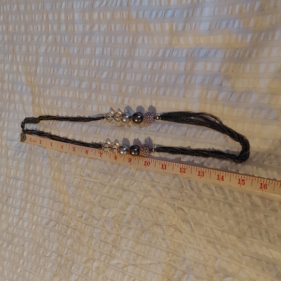 RMN Roman Company Signed Vintage Multi strand Beaded Necklace - Picture 7 of 7